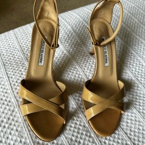 Manolo Blahnik Beige Heel